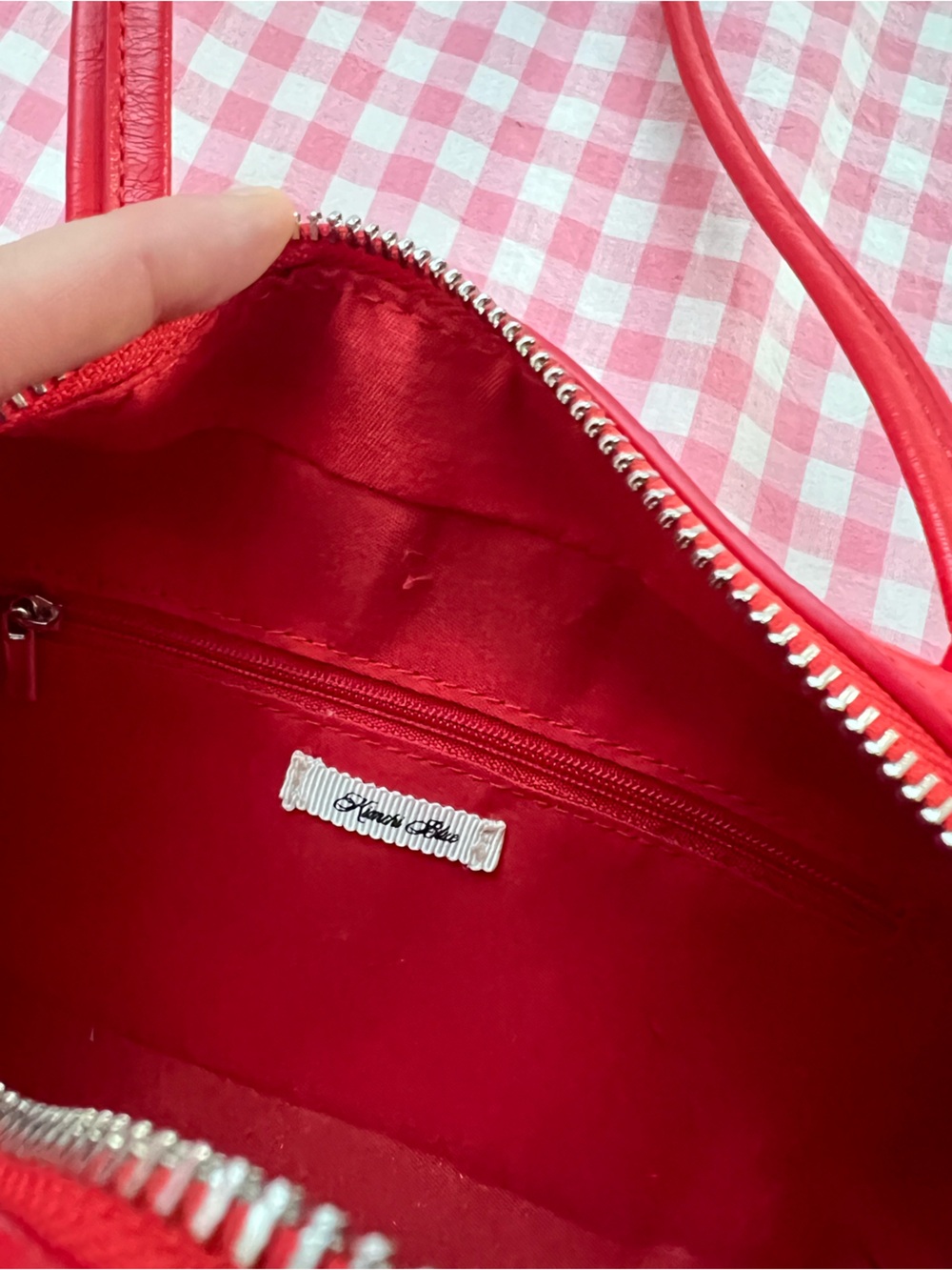Kimchi Blue Bow Bowler Bag (Color: Red) - Picture 13 of 13